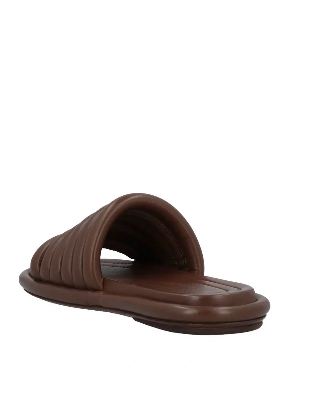 Marsell leather women’s Slide Sandal in Brown